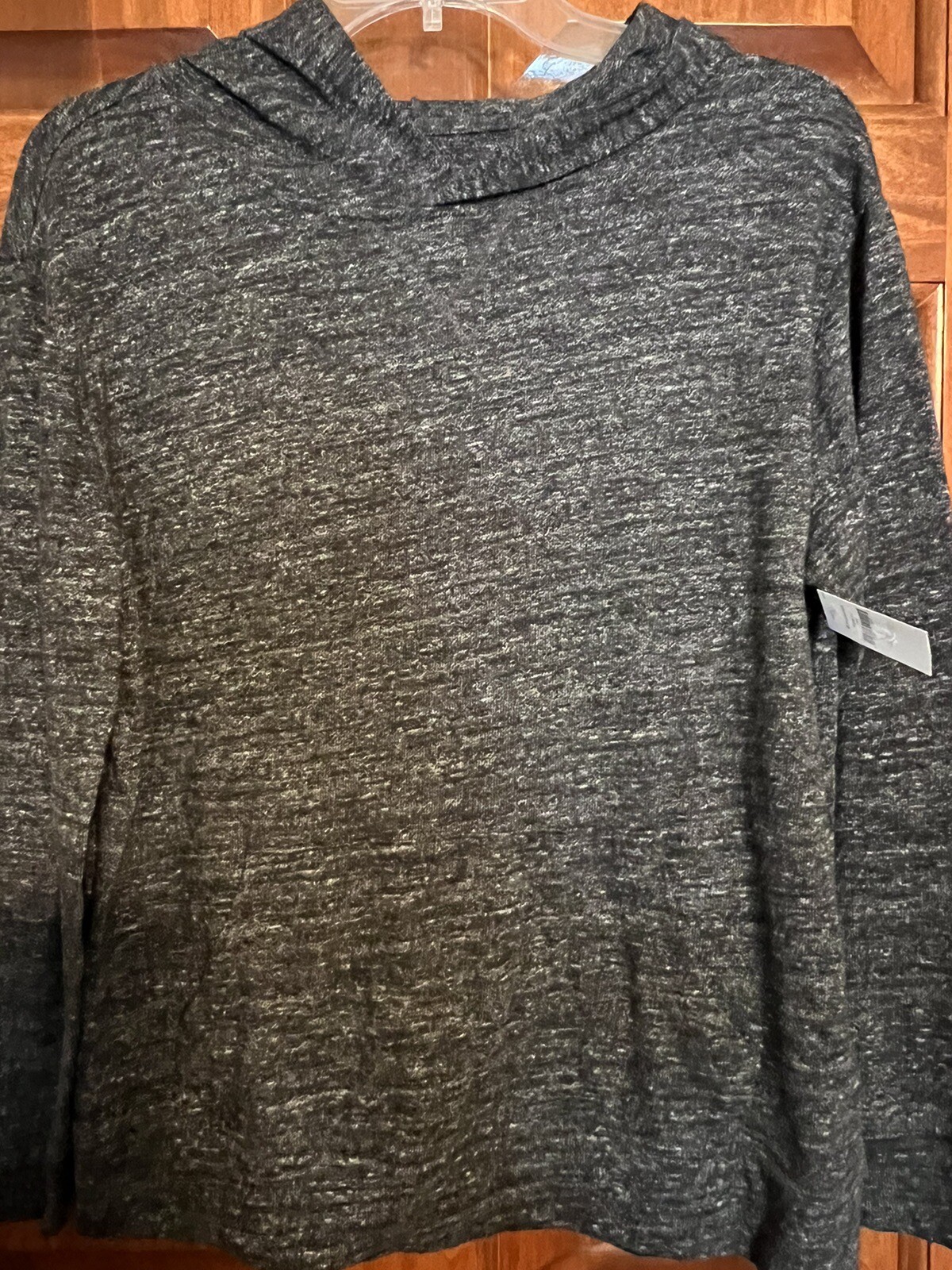 NEW Gap Kids Black Hoodie Pullover Fleece Hoodie Size XXL