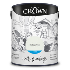 Crown Emulsion Paint Matt or Silk 2.5L–5L All Colours