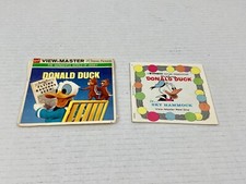 Vintage View-Master Donald Duck Disney w/ Sleeve  Booklet - AVB525