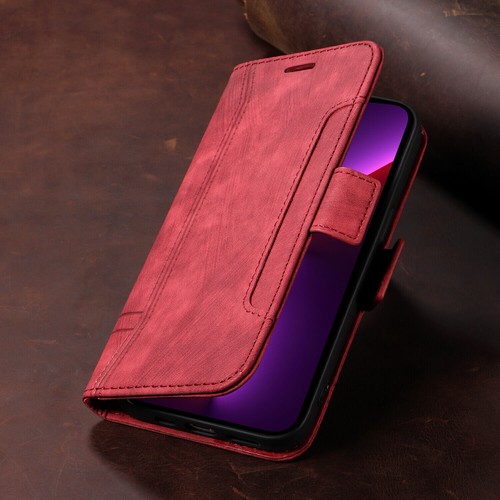 Leather Flip Card Wallet Phone Case for iPhone 11 13 12 14 Pro Max XR XS 8 SE - Picture 6 of 17