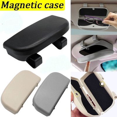 Wieder verwendbar Auto Brillen halter Magnetisch Auto Sonnenbrillen Organizer