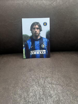 Andrea Pirlo - Inter Mailand - Repro Autogramm 10.5x14.8