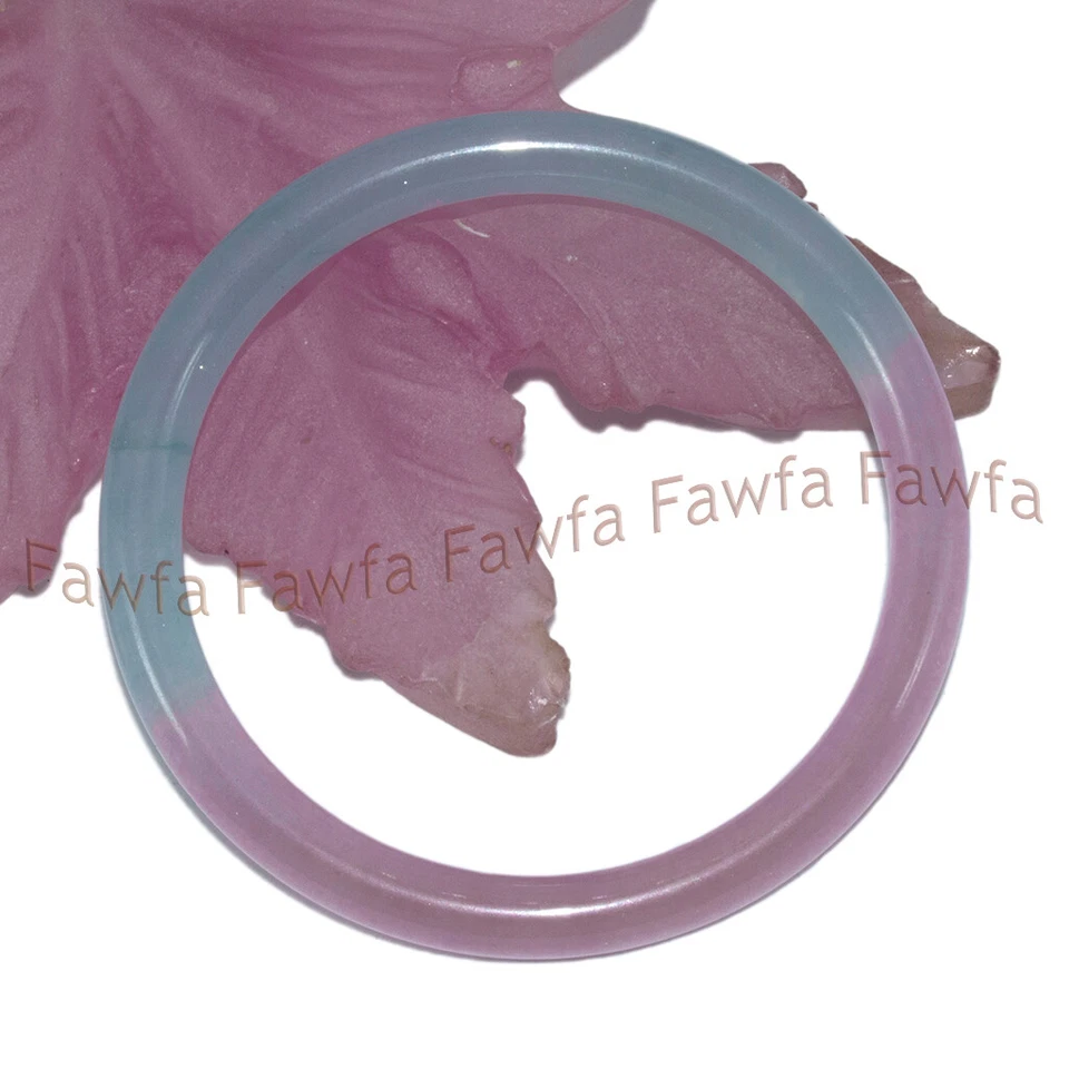 Mode echt natürlich Lavendel blau Jade Jadeit Armreif Schmuck Armband 56-62