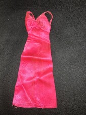 Vtg 1976 Mattel Original Superstar Barbie Hot Pink Satin Dress - TLC