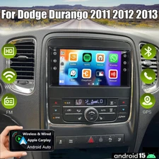 Apple CarPlay Android 15 For 2011 2012 2013 Dodge Durango Car Radio GPS FM WIFI