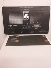 TYLNA ŚCIANA, płyta podłogowa z schematem do radia lampowego GRUNDIG 396 W 