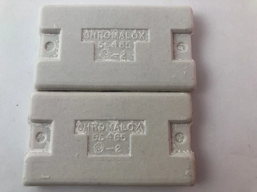 2 Chromalox 56465-2 Porcelain Parts NOS