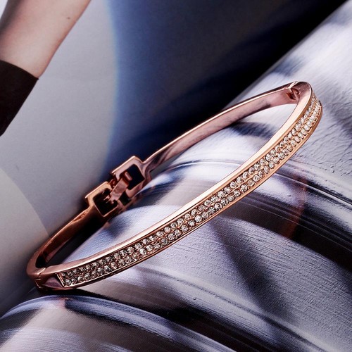18 Karat echtes vergoldetes antiallergisches Armband Hochzeitsschmuck DL18KZ066 - Bild 6 von 7