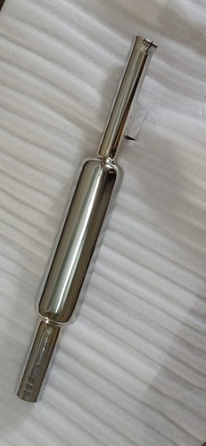 Fit For Royal Enfield Meteor 350cc Short Chrome Silencer Exhaust - Picture 6 of 8