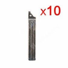 10x Uncut Remote Flip Folding Key Blade For Toyota Camry Corolla Chr Scion Lxp90