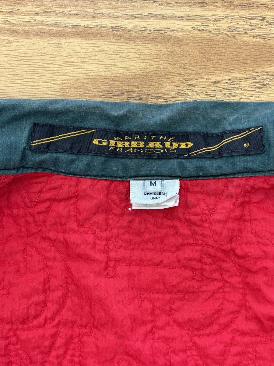 RARE Marithe' Francois Girbaud Quilted Embroidered Logo