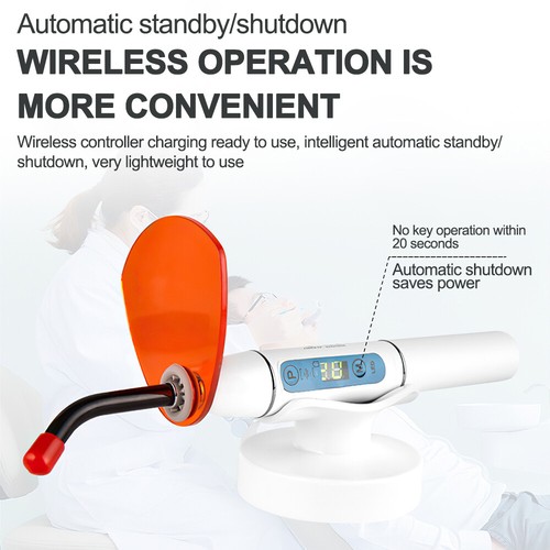 UV Dental Wireless LED Curing Light Cure Lamp Curing Machine Rechargeable 3 Mode - Picture 5 of 12