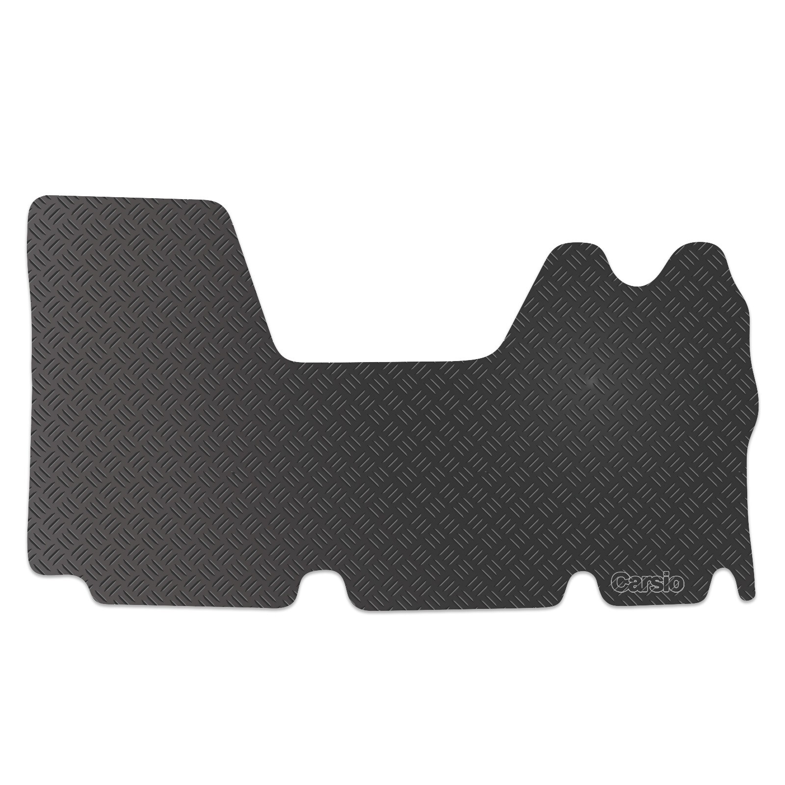 Carsio Tailored Rubber Van Cab Floor Mats For Renault Master 2003 to