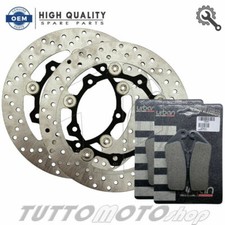 KIT DISCHI FRENO ANT + PASTIGLIE BRAKING YAMAHA XMAX X-MAX 400 ABS 2013-2017