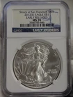 2012 (S) US Silver Eagle $1 NGC MS70 ER San Francisco