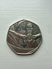 2016 Olympics Swimmer Team GB Fifty Pence Coin Circulated