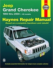 Jeep Grand Cherokee 1993-2004 shop service repair manual Haynes book