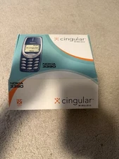 Nokia 3390 Blue LCD Screen Numeric keyboard Single-SIM Cingular Cellular Phone