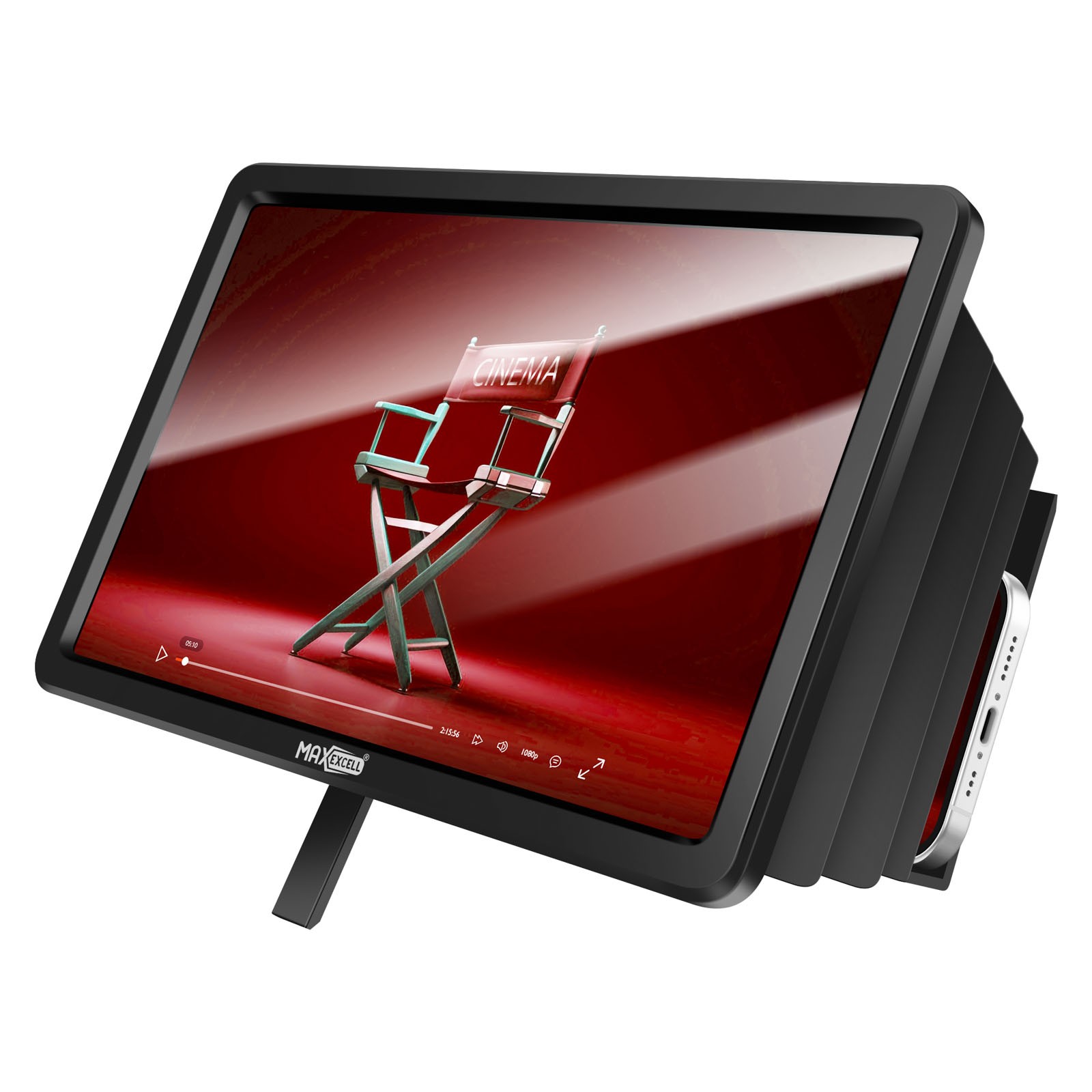 Amplificateur d'écran smartphone 7.5 pouces Max excell pour seniors et lecture facile