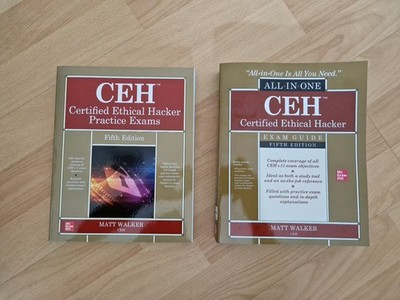   CEH Certified Ethical Hacker 5th Ed Matt Walker Set   Exam Guide & Exams NEU
