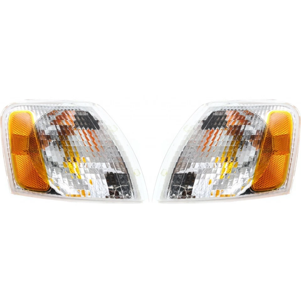 Par de luces de señalización de estacionamiento conductor y pasajero para Volkswagen Passat 1998-2001 Foto 2 de 4