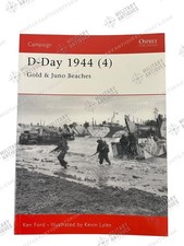 WW2 British D-Day 1944 Gold/Juno Beaches Balbuzard Campagne #112 Livre broché neuf