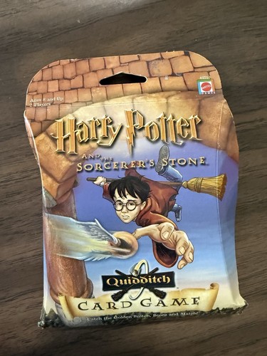 Vintage Harry Potter and the Sorcerer's Stone Quidditch Card Game Mattel 2000