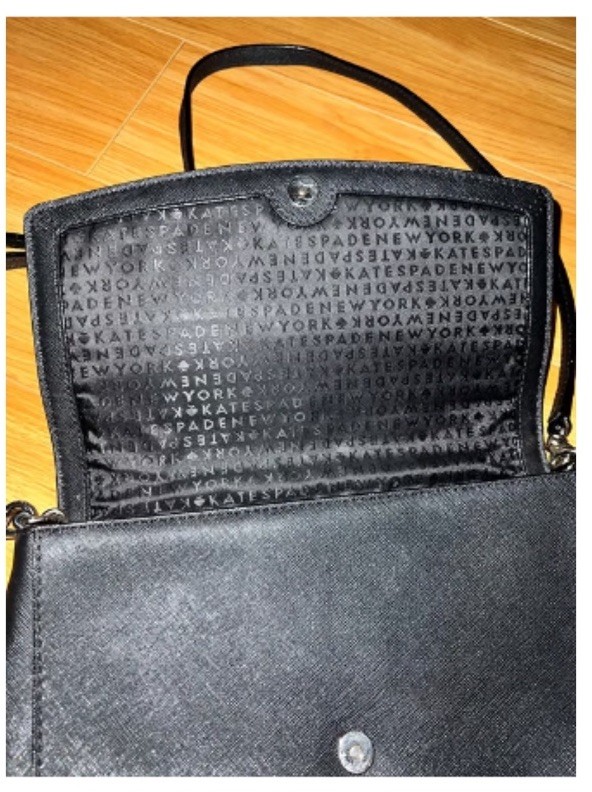 Kate Spade Black Rectangular Leather Crossbody Ba… - image 5