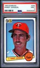 1983 DONRUSS #305 RANDY JOHNSON PSA 9