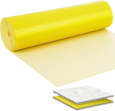 Waterproof Uncoupling Membrane Mat for Heated Flooring - 54 Sq.Ft.