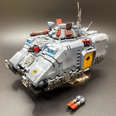 Warhammer 40K - Space Wolves Repulsor - Bemalt & Magnetisiert - Games Workshop