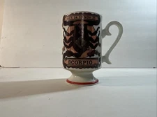 Vintage Scorpio Mug By Royal Crown Arnart Smug Mugs Zodiac Horoscope