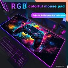 RGB 35-90 cm Luminous XXL Gaming Mouse Pad Gamer LED Backlight No-Slip Desk Mat