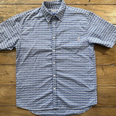 VTG Y2K Rusty Plaid Button Up Shirt Men's XL Surf Skater Grunge