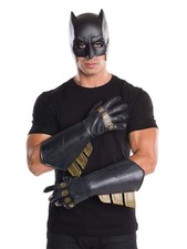 Batman Gauntlets Adults Superhero Fancy Dress Accessory Licensed Book Day