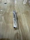 3 Troy ounce hand poured silver bar .999 Fine Silver with makers mark & .999 fs