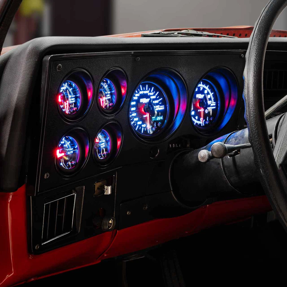 GlowShift Cluster Dashboard Panel Pod 6-Gauge Bundle for 73-91 Chevy K5 Blazer — 第 2/4 张图片