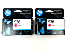 GENUINE 2-PACK HP 936 MAGENTA INK 4S6V0LN OFFICEJET 9120 SEALED BOXES
