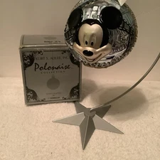 Kurt Adler Polonaise Mickey Mouse 70th Anniversary Christmas Glass Ornament NEW