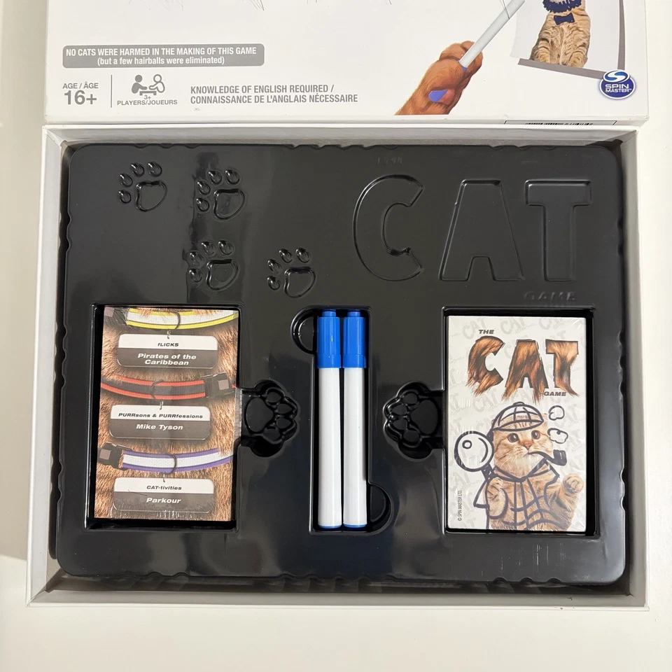 Spin Master The Cat Game Drawing Card Game New Game Open Box Sealed Pieces Read - Image 3 of 4
