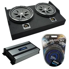 Kicker 43C124 12" Car Subwoofer Fits 15-25 Ford F150 Super Cab w/ HA-A800.1 Amp