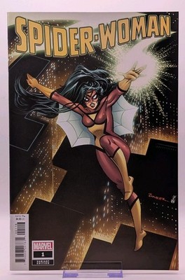 SPIDER-WOMAN #1 Bob Wiacek Hidden Gem 1:50 Incentive Variant Cover NM