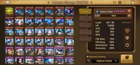 Summoners War Global 5LD5:🔥 Narsha/ Elenora/Pater/D.Zen/Mi Yang🔥+221 Swft G3 