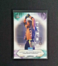 Topps WWE Wrestling 2021 - AJ Styles wins Intercontinental Championship / No.85