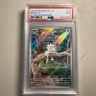 Meowth 106/094 Illustration Rare Pfl En-phantasmal Flames Pokemon PSA 9
