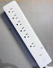 iHome 6 Outlet Smart Surge Protector Power Strip Works with Alexa + Google Home