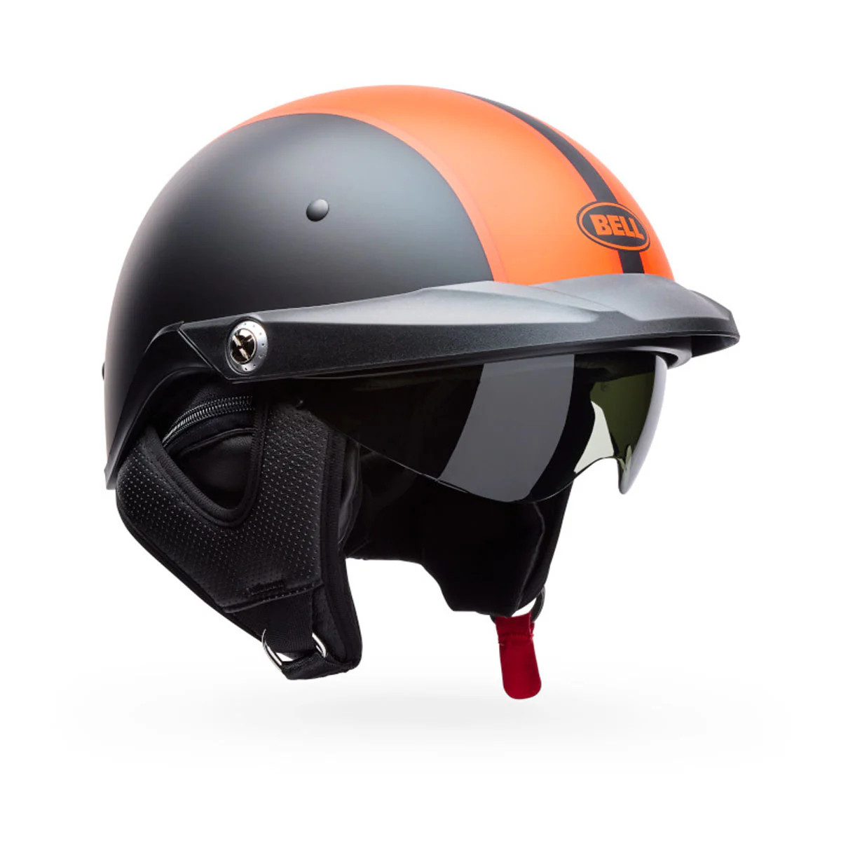 Bell Pit Boss Motorcycle Helmet Matte Black/Orange Pin XL / 2XL | eBay