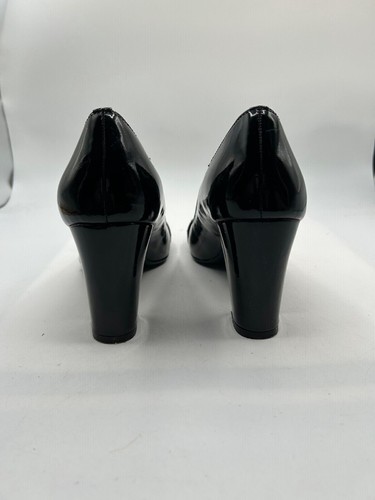 Escarpins Vernis Noirs Frank Sarto - Taille US 11, Talon Haut (3-4,5 Pouces)