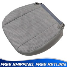 New Fits 2015-2025 Chevrolet Express Front Driver Bottom Cloth Seat Cover Gray