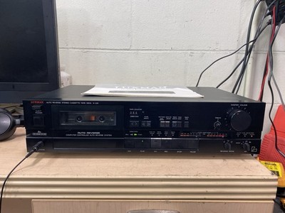 Luxman K-105 Auto Reverse Stereo Cassette Deck Player +Manual